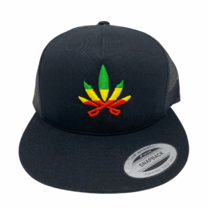 Wholesale Mesh Snapback Rasta CannaCove Hat