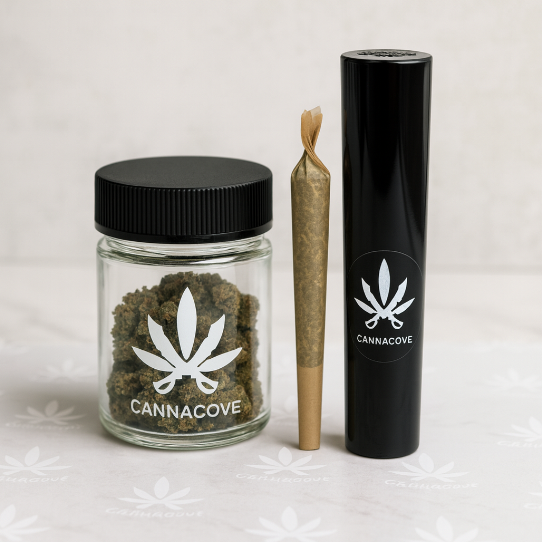 CannaCove Fresh Cannabis Packaging